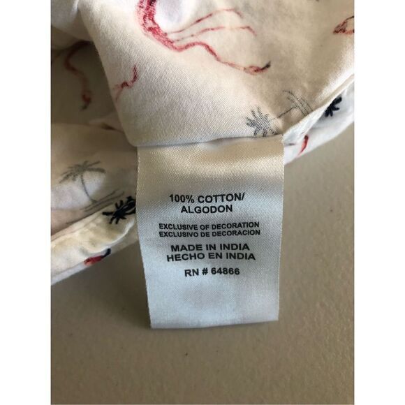 Lee Regular Fit Flamingo Palm Tree Button Down size M - Picture 9 of 10